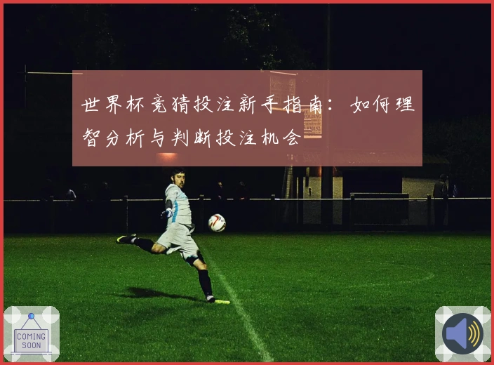 世界杯竞猜投注新手指南：如何理智分析与判断投注机会
